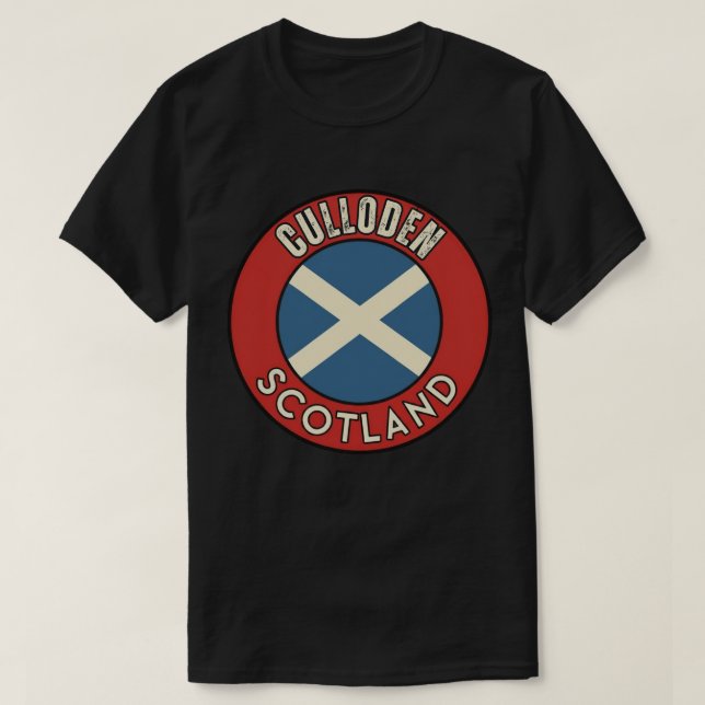 Camiseta Culloden, Escócia (Frente do Design)