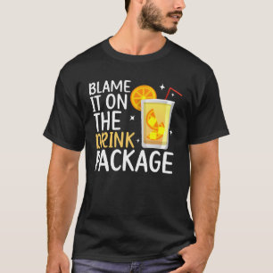 Camiseta Culpa-O No Pacote Drink Férias Cruise Cru