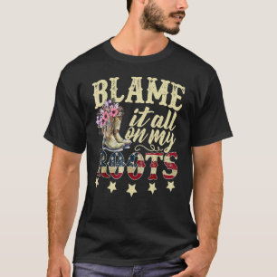 Camiseta Culpa-O Tudo Em Minha Raízes Música Do País Sul