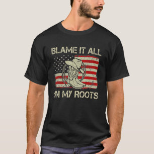 Camiseta Culpa-O Tudo No Meu País Raízes Boots Western Boot