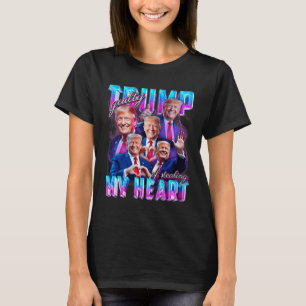 Camiseta Culpado Por Roubar Meu Coração Rosa Trump Trump Ga