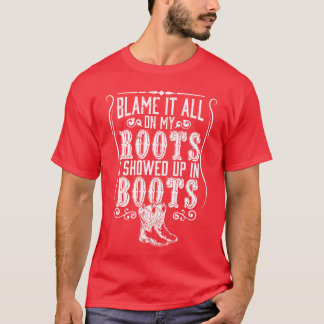 Camiseta Culpe o País Por Todas as Minhas Raízes Eu Apareci