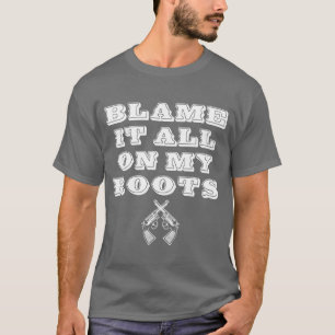 Camiseta Culpe Tudo Na Minha Citação De Música Do País De R