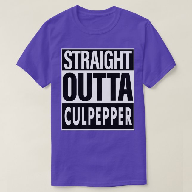 Camiseta Culpepper Hetero Outta Culpepper (Frente do Design)