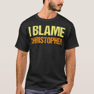 Camiseta Culpo Christopher Engraçado Amigos Humor Buddy