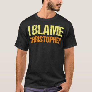Camiseta Culpo Christopher Engraçado Amigos Humor Buddy