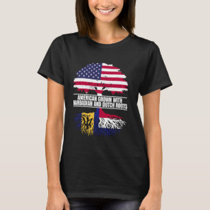 Camiseta Cultivada nos EUA com a Herança da Bandeira Barbad