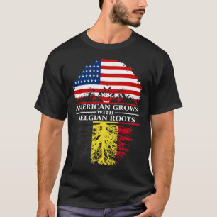 Camiseta Cultivado Americano com Raízes Belgas Bélgica