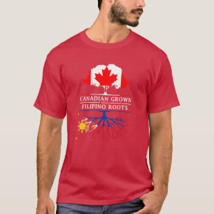 Camiseta Cultivado Canadense com Raízes Filipinas Filipinas