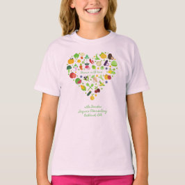 Camiseta Cultivado de amor, Jardim Sequoia