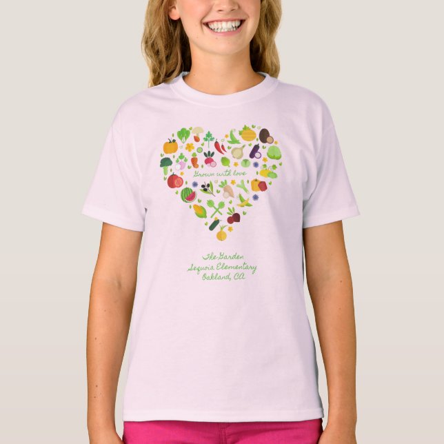 Camiseta Cultivado de amor, Jardim Sequoia (Frente)