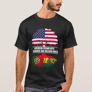 Camiseta Cultivado nos EUA com Legado da Bandeira Português