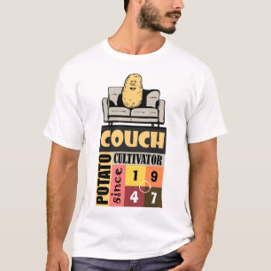 Camiseta Cultivador de Batata de Sofá Desde [Ano de Nascime