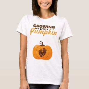 Camiseta Cultivando minha pequena mãe de abóbora para ser o