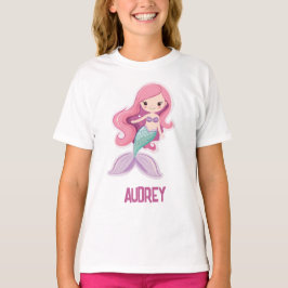 Camiseta Cultivar a Sereia de Pastel Gelada com Nome para C