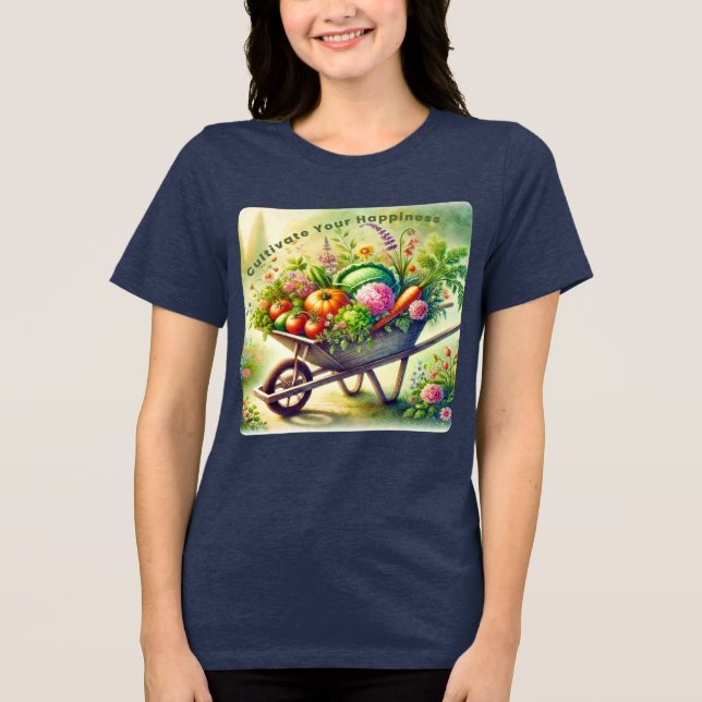 Camiseta Cultivar a sua felicidade (Frente)