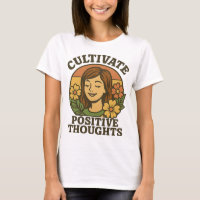 Cultivar Pensamentos Positivos - Camisa-T - Inspir
