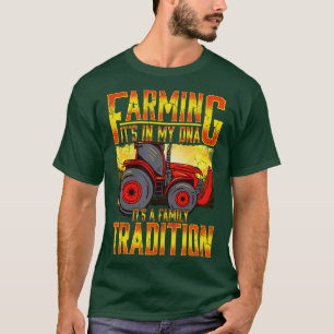 Camiseta Cultivar Seu DNA É Uma Fazenda de tradição familia
