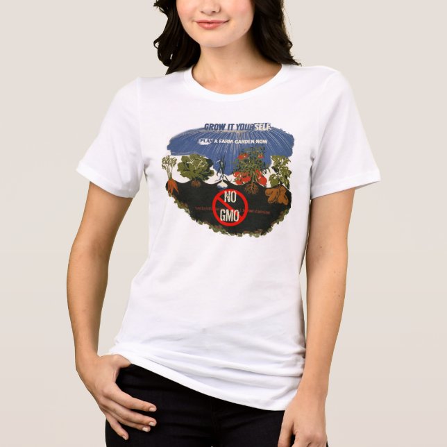 Camiseta Cultive-o Você Mesmo SEM OGM (Frente)