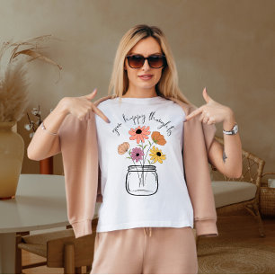 Camiseta Cultive pensamentos felizes