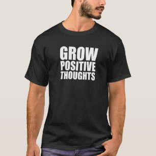 Camiseta Cultive Pensamentos Positivos Motivacional Jardim