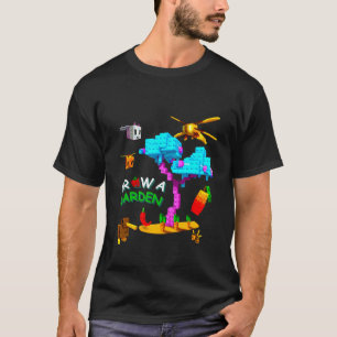 Camiseta Cultive um Jardim Kiwi Coelho Abelha Libélula Pets