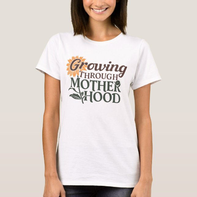 Camiseta Cultivo através da maternidade (Frente)
