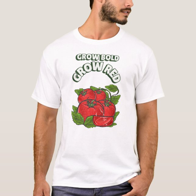 Camiseta Cultivo De Tomate Vermelho Em Massa (Frente)
