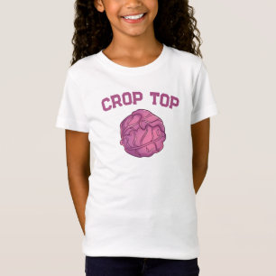 Camiseta Cultivo, Verduras De Couve Vermelha, Crianças Engr