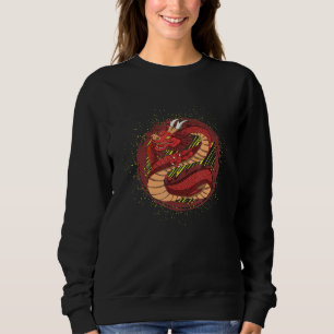 Camiseta Cultura Asiática Criatura Mítica Animal Chinesa Dr