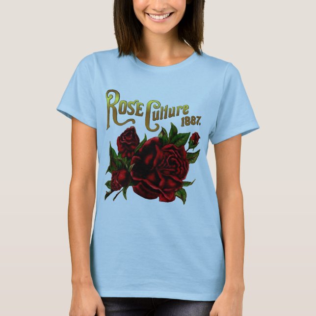 Camiseta Cultura cor-de-rosa 1887 (Frente)