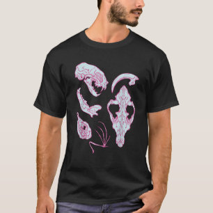 Camiseta Cultura de Abutre Bruxa Wicca Ossos
