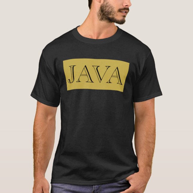Camiseta Cultura de Charutos Bons Java (Frente)