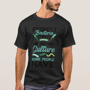 Camiseta Cultura de Microbiologista Engraçada Microbiologia