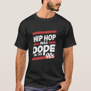 Camiseta Cultura de Rap dos Anos 90 Hip Hop da Era de Ouro