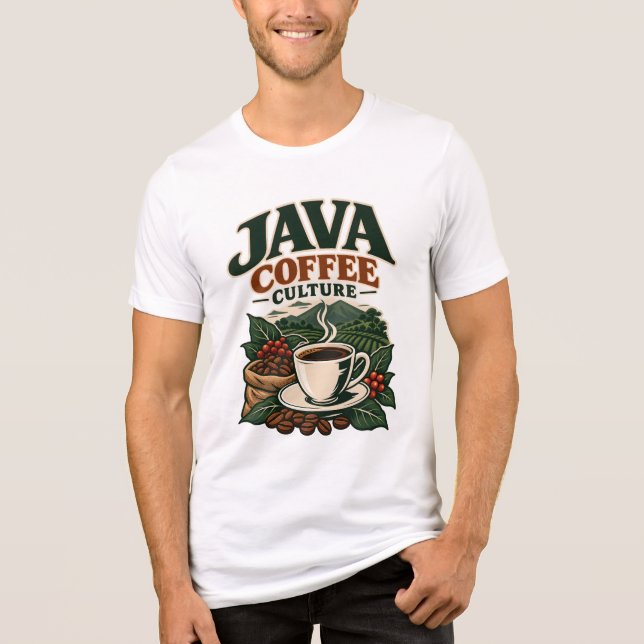 Camiseta Cultura do Café Java (Frente)