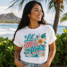 Camiseta Cultura do Havaí - Lil Miss Aloha