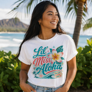 Camiseta Cultura do Havaí - Lil Miss Aloha