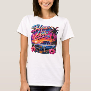 Camiseta cultura do Havaí - Low rider lento e baixo