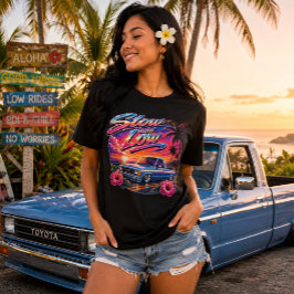 Camiseta cultura do Havaí - Low rider lento e baixo