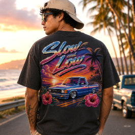 Camiseta cultura do Havaí - Low rider lento e baixo