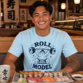 Camiseta cultura do Havaí - modelo de rolo