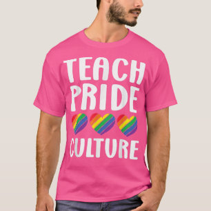 Camiseta Cultura do Orgulho de Ensino LGBTQ Direitos do Org