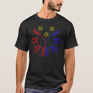 Camiseta Cultura Filipina Pinoy Presente Filipino Filipinas