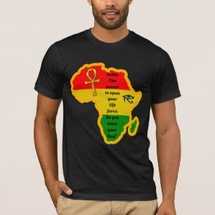 Camiseta Cultura/História/Ankh/Africano/Camiseta