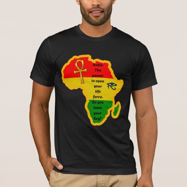 Camiseta Cultura/História/Ankh/Africano/Camiseta (Frente)