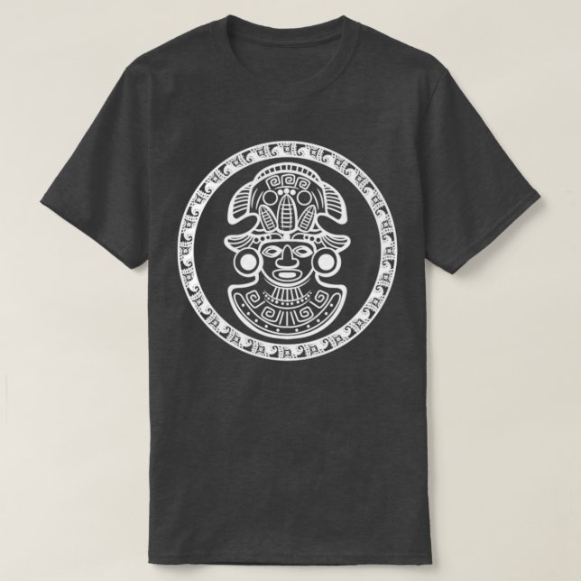 Camiseta Cultura Maia Aztec Inca Civilizações Nativas (Frente do Design)