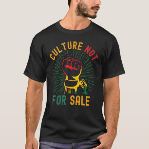Camiseta Cultura Não À Venda De Mão-De-Pé-Pé-Pé-Pão-Pé-Pé-P
