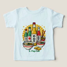 Cultura Pop Coreana Estampa na Tórax
