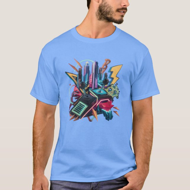 Camiseta Cultura Pop Moderna engraçada (Frente)